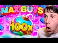 NON STOP MAX BONUS BUYS ON SWEET BONANZA!!! (100X HITS)