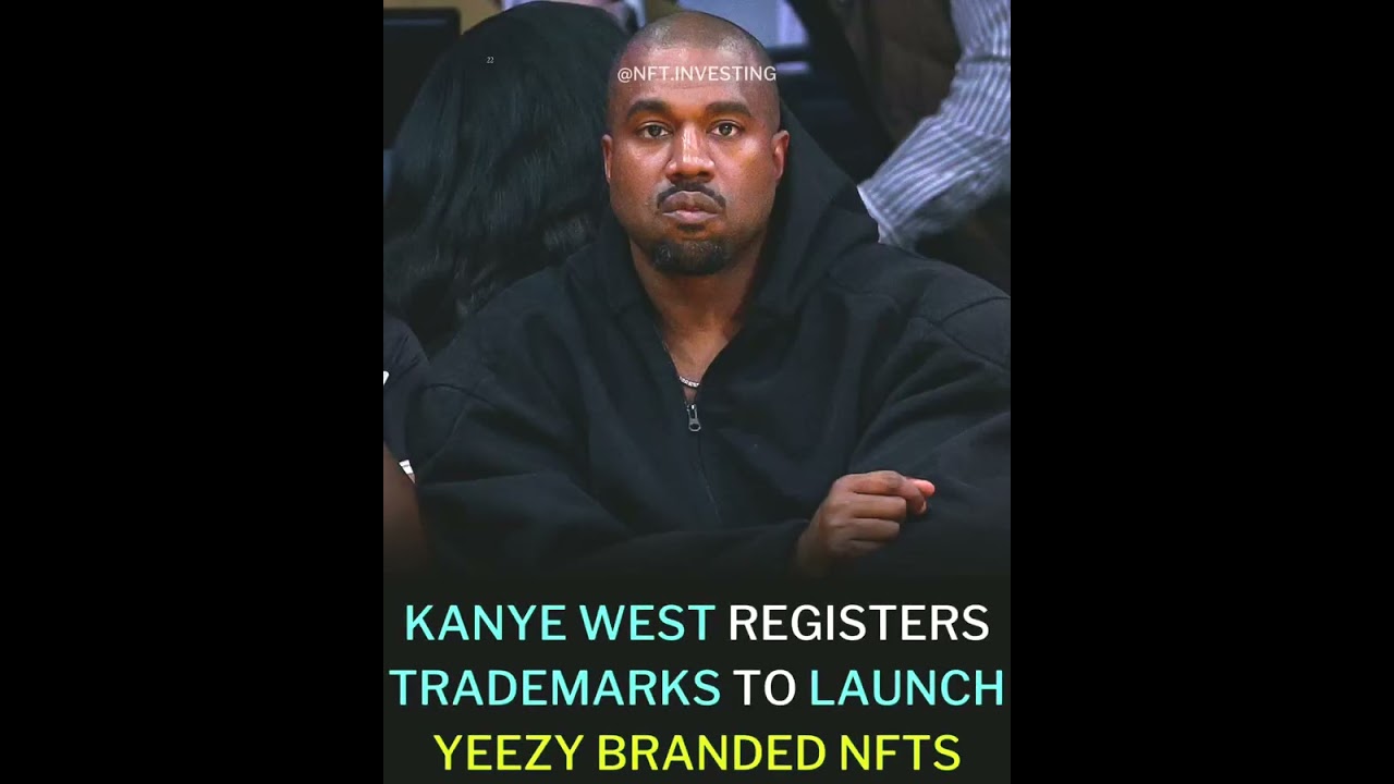 Kanye West looks like he is about to get into the NFT game. 