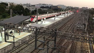TEMU2000 Series Puyuma Limited Express Service passing through Dounan Station