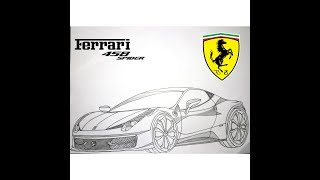 Hello everyone ! today we're gonna teach you how to sketch an exotic
car like ; ferrari 458 spyder in some simple steps. hope people liked
the video and ...