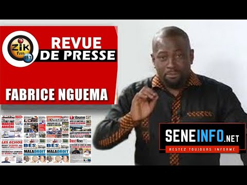 Revue de Presse (Français) de Zik Fm du Vendredi 25 Août 2023 avec Fabrice Nguema