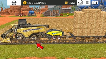 Making Straw Bales & Feeding Cows In Fs18 | Fs18 Multiplayer Gameplay | Timelapse