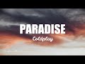 Coldplay  paradise lyrics