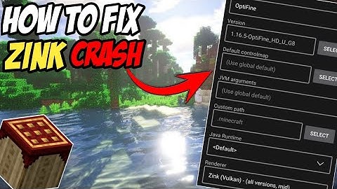 🔥HOW TO FIX ZINK CRASH IN POJAVLAUNCHER 🔥