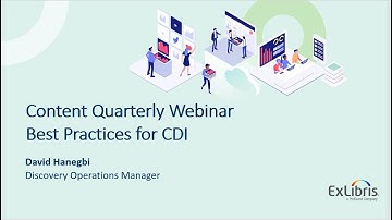 Content Quarterly Webinar - Best Practices for CDI