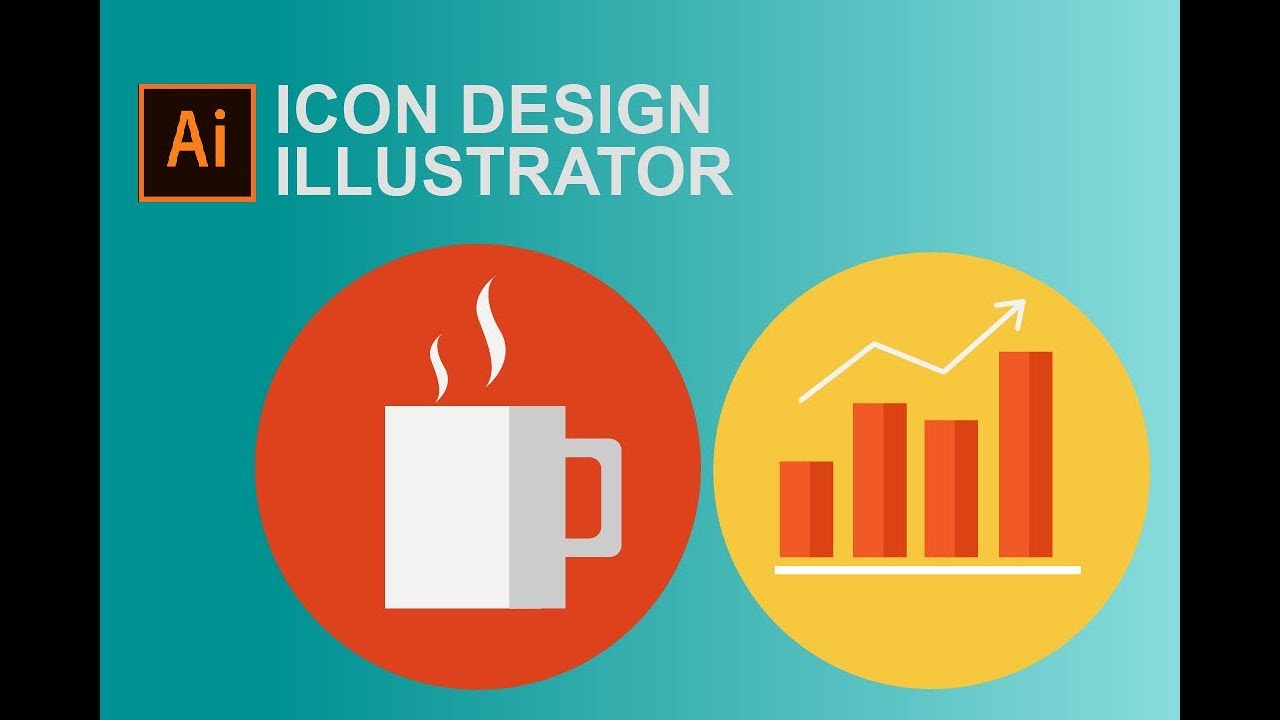 Tutorial Illustrator | Icon Design - YouTube