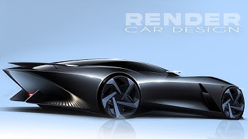 CAR DESIGN / Photoshop rendering tutorial