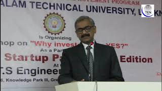 Dr. Vineet Kansal, Dean UG Studies and Entrepreneurship Addresses Dr. Kalam Startup Parikrama at ITS