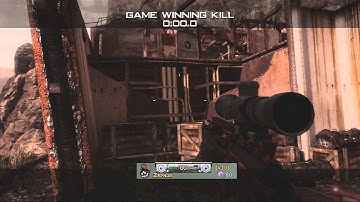Sick MW3 face off trick shot on aground