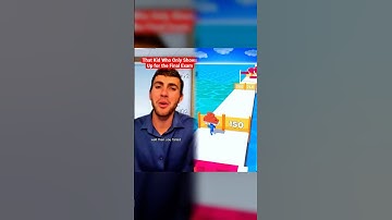 When you ONLY show up for the Final Exam #shorts