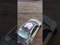 Two Cars One Drone Slow Motion 