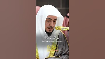 وبشر الصابرين || تلاوة هادئة و جميلة للشيخ #الوليد_الشمسان