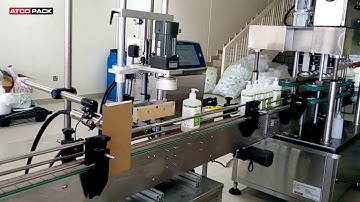 2 Nozzle Filling Labeling Capping Machine - ATCOPACK