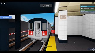 IRT Subway: R188 (7) train Terminating @ Departing Hunters Point Ave