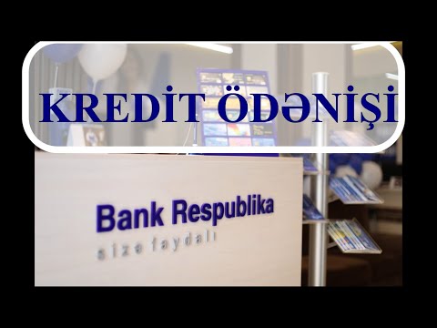 Video: Renaissance Bankda Krediti Necə ödəmək Olar