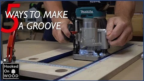 5 Ways to make a groove with your router!
