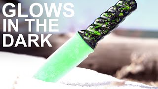 Fiberglass Forged Carbon Fiber Knife