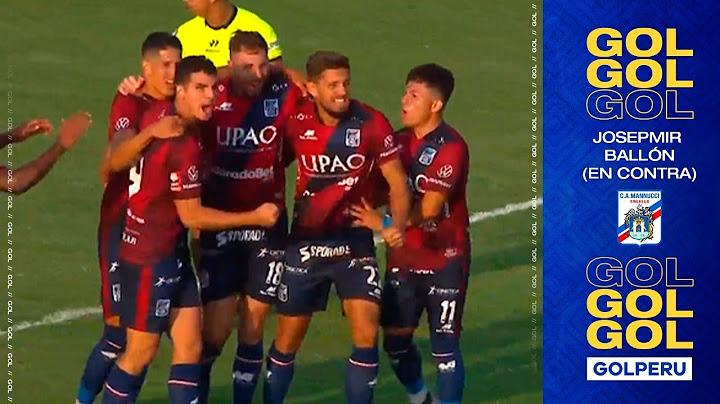 Torneo Clausura: Josepmir Ballón marcó en contra el Carlos Mannucci 1-0 Alianza Lima