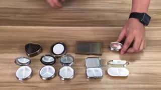 Metal Round Rectangle Medicine Case，Pill box，Compact mirror，Card holder.WhatsApp  8615088047099