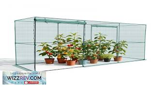 VEVOR Crop Cage 11.6 x 3.9 x 6.3 ft Plant Protection Tent