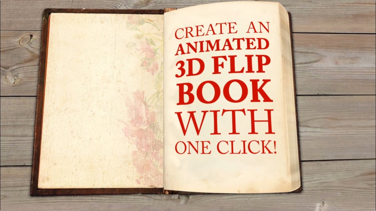 Animate a Simple 3d Book in Adobe After Effects 