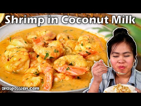 Spicy Shrimp in Coconut Milk |Ginataang Hipon Simple at Mas Pinasarap