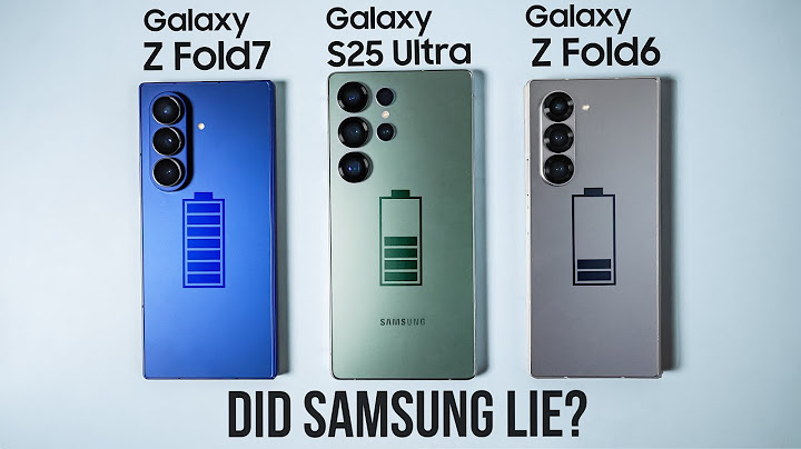 Samsung Galaxy Z Fold 7 vs S25 Ultra vs Fold 6 - Battery Drain Test