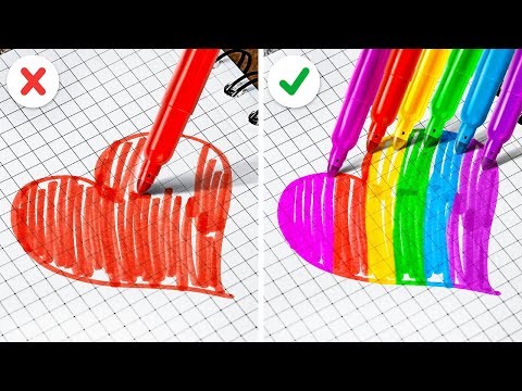 COOL BEAUTY HACKS TO BECOME POPULAR || Rainbow School and Mixing 10000 Skittles by 123 GO! SCHOOL