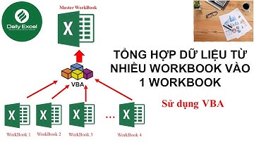 Tổng hợp dữ liệu từ nhiều Workbook vào 1 Workbook| VBA - Code Copy and Paste Range | Daily Excel