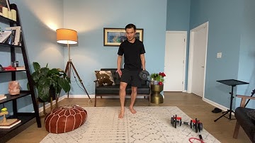 Bulgarian Split Squat with Internal Rotation Bias