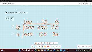 Expanded Grid Method Multiplication for parents!