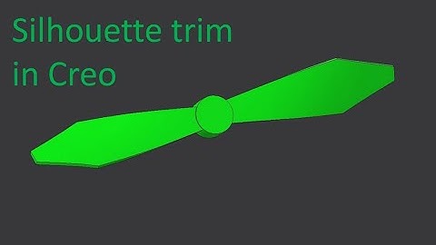 Propeller model in Creo