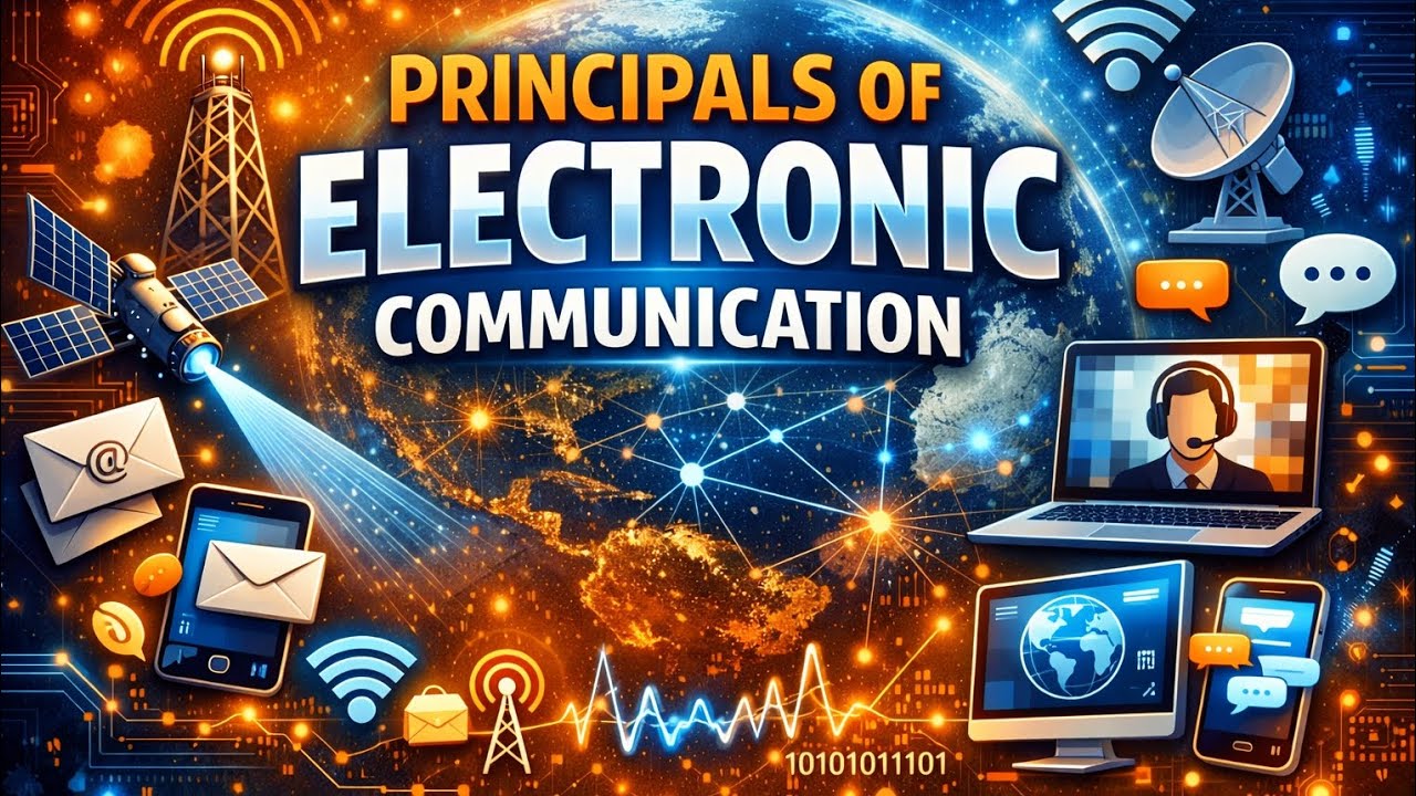 Principles of Electronic Communication | Communication System Basics | ECE Lecture