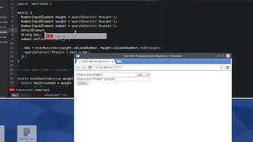 Dart Web Programming for Beginners:  12 Editing the BMI Calculator