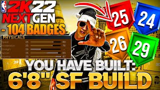 104 BADGE SMALL FORWARD BUILD NBA 2K22 NEXT GEN BEST POINT FORWARD BUILD NBA 2K22 NEXT GEN