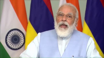 PM Modi and PM Jugnauth jointly inaugurate new Supreme Court building of Mauritius via VC