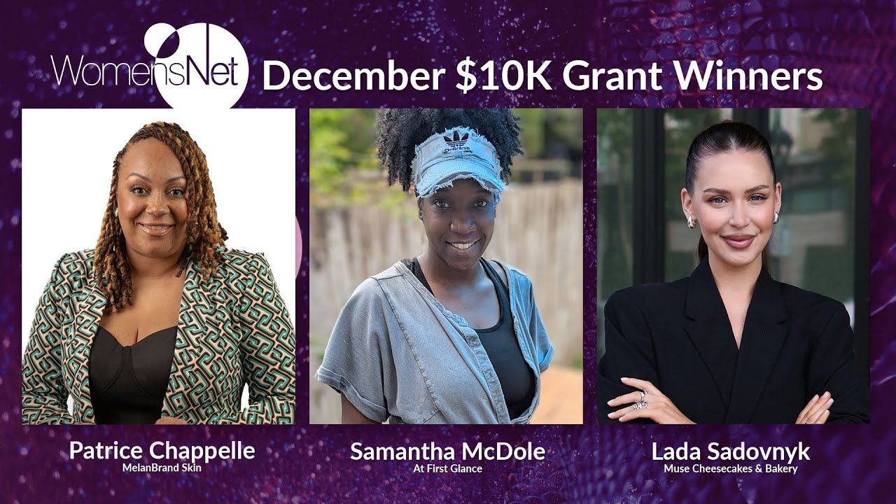 Amber Grant, Fashion & Interior Design, and Startup $10K Grant Winners for December 2024