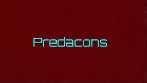 Introduction of Predacons and Predaking (stop motion)