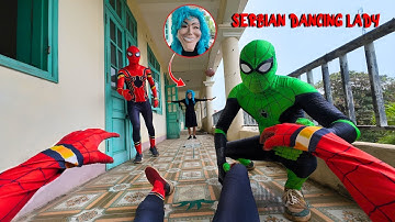 What Happened When Orange Spider-Man Faced Serbian Dancing Lady in the Time Loop ( Horror POV )
