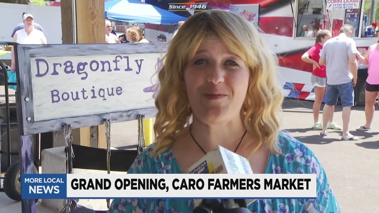 Caro farmers market opens for summer YouTube