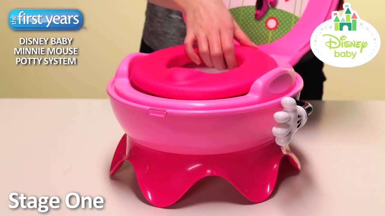 Disney Minnie Mouse Bow Tique Celebration Potty System From The