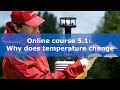 Why does temperature change? Online course 5.1