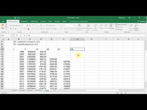 Wideo: Jak Zbudować Regresję W Programie Excel