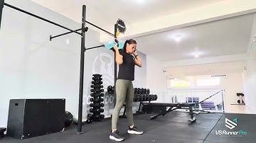 Agachamento+desenvolvimento com AcquaBag