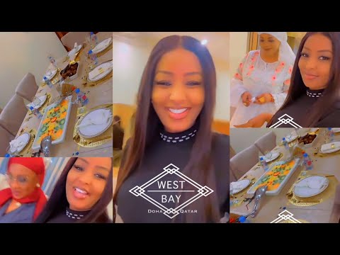 Awa gambia de la tfm repas au Quatar
