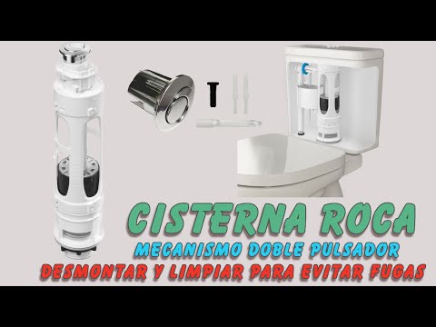 Cisterna Roca doble pulsador : Desmontar y limpiar para evitar fugas de  agua. 