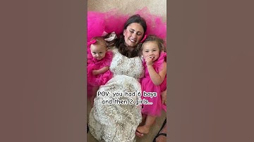 The girl mom after boy mom life. Outnumbered for now. #mom #family #pregnancy #sister #momlife