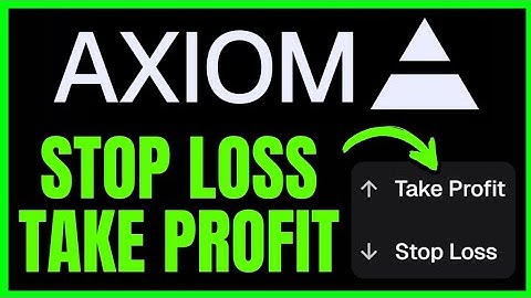 Stop Losing Money! How to Set TP & SL Like a Pro on GMGN and Axiom Pro