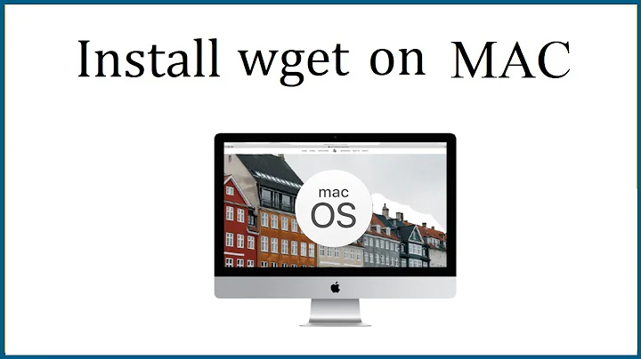How to install wget on MAC (2022)