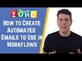 How to Create Automated Emails to Use in Workflows with Zoho